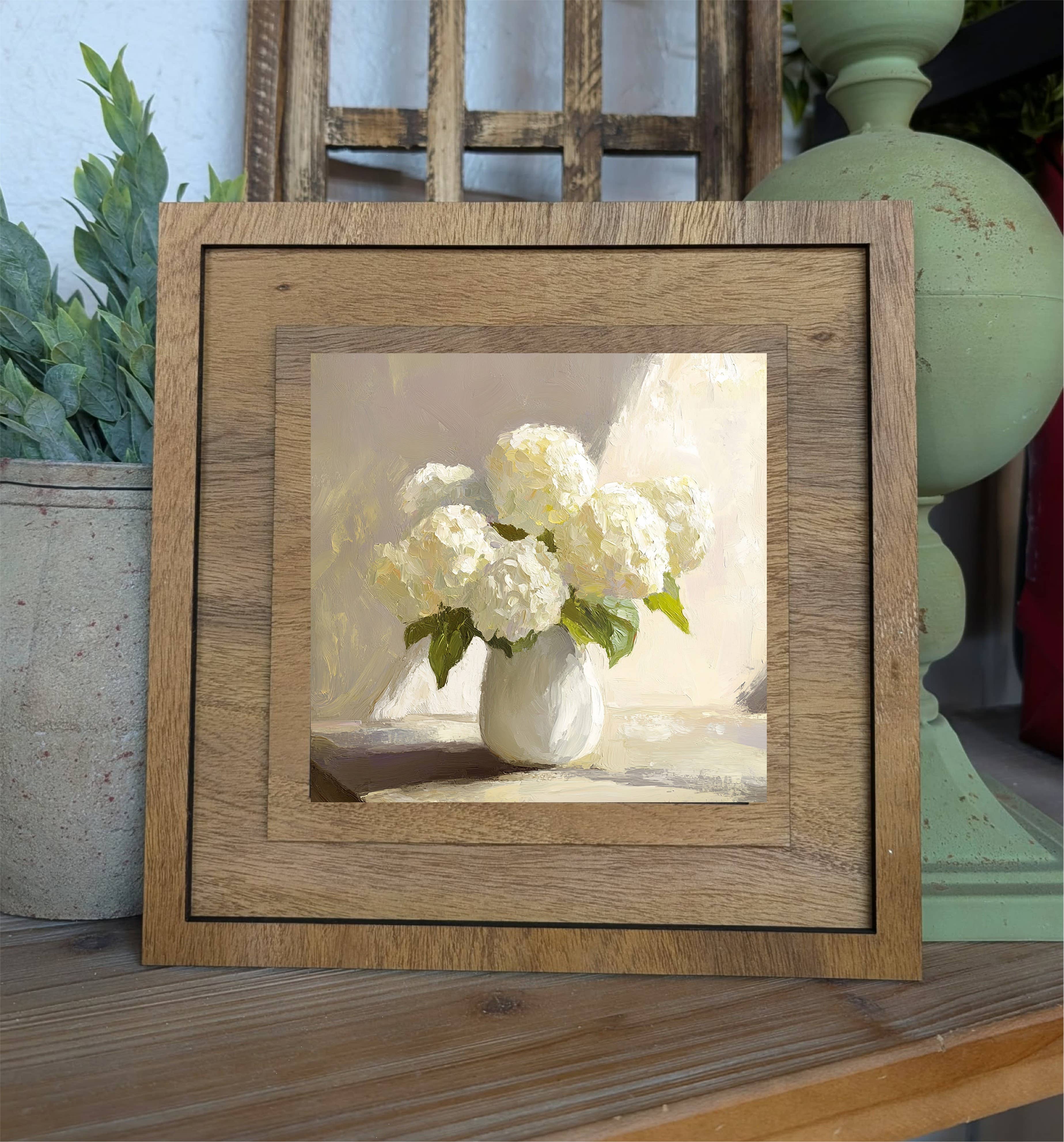 Insert Hydrangea Vase for Square Frame