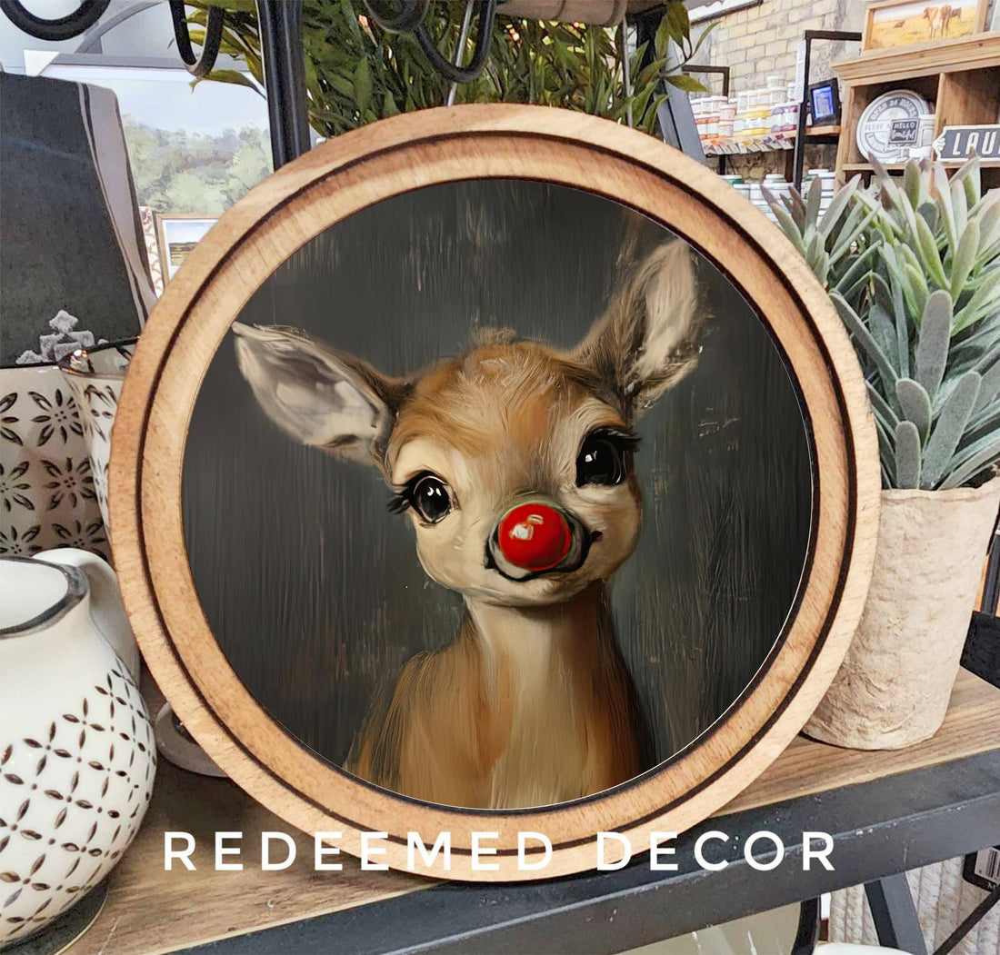 Round Rudolph Art