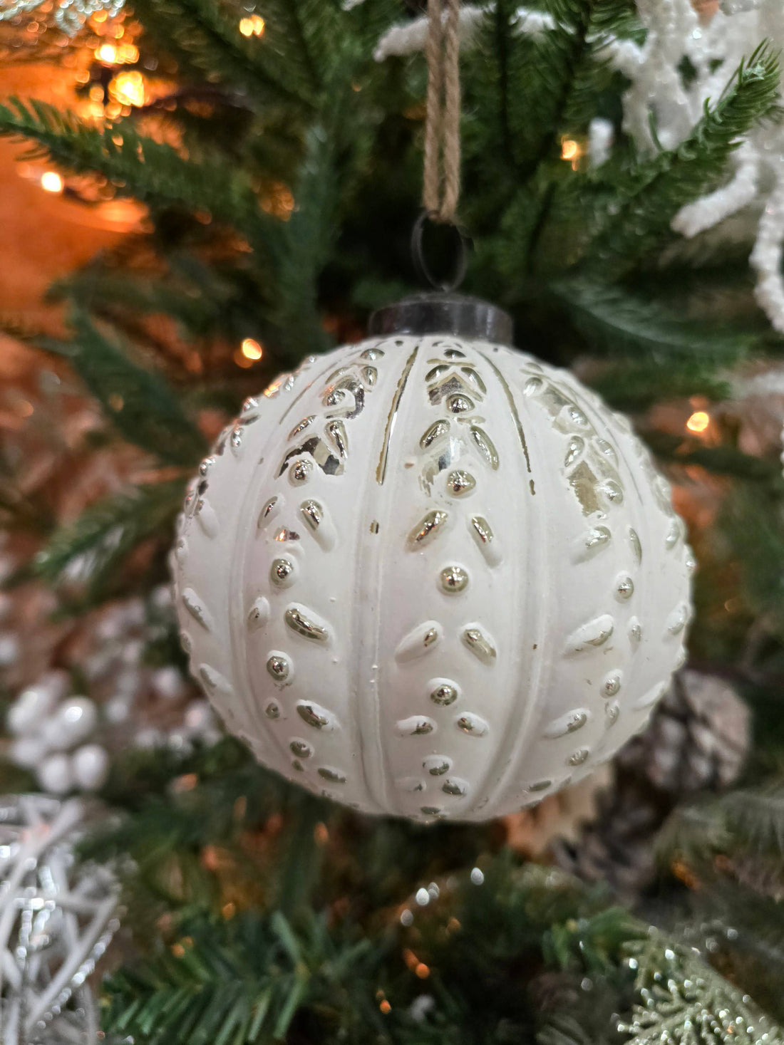 White Christmas Orb