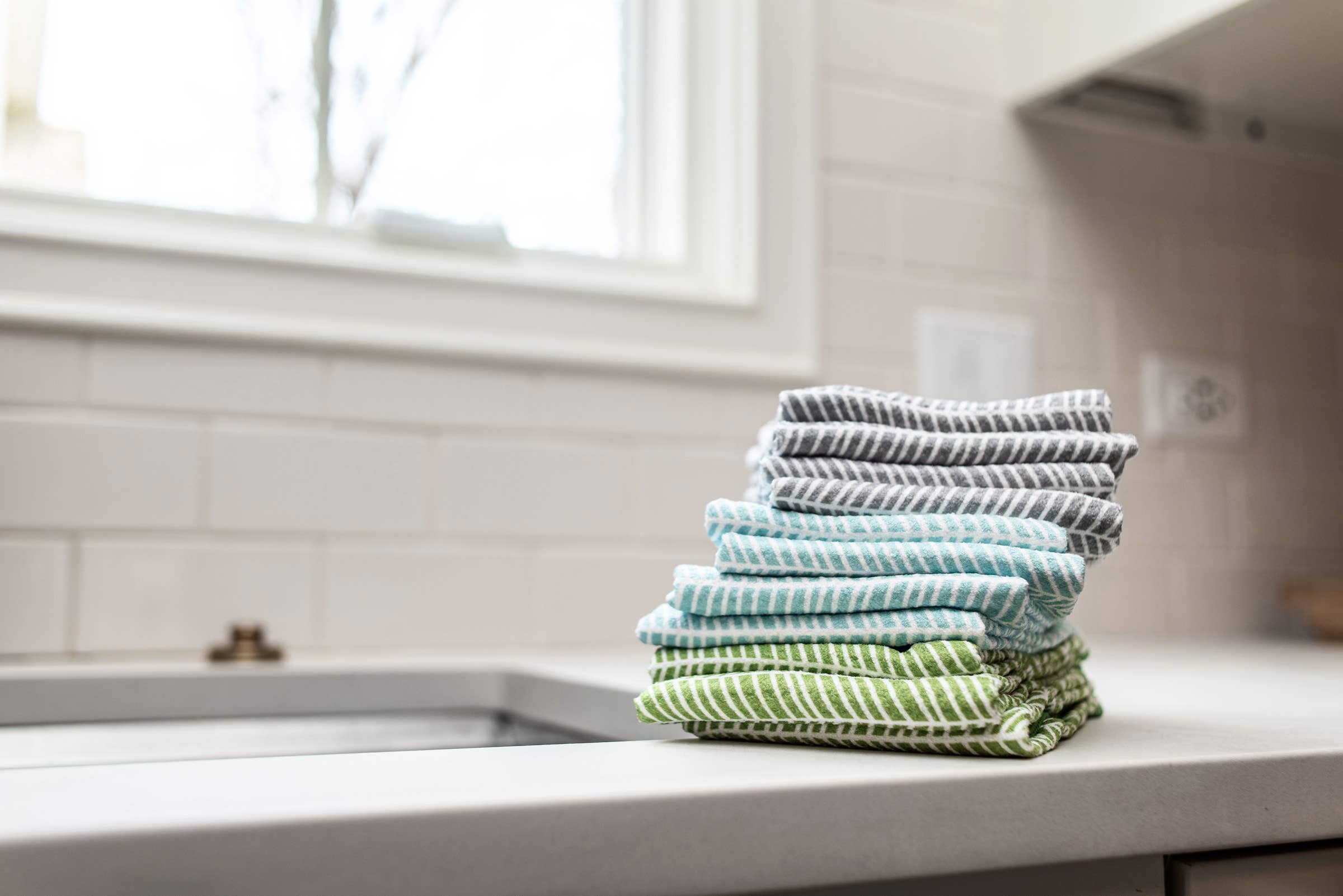 Mighty Minis Towel Set - Branches in Grey (set of 3)