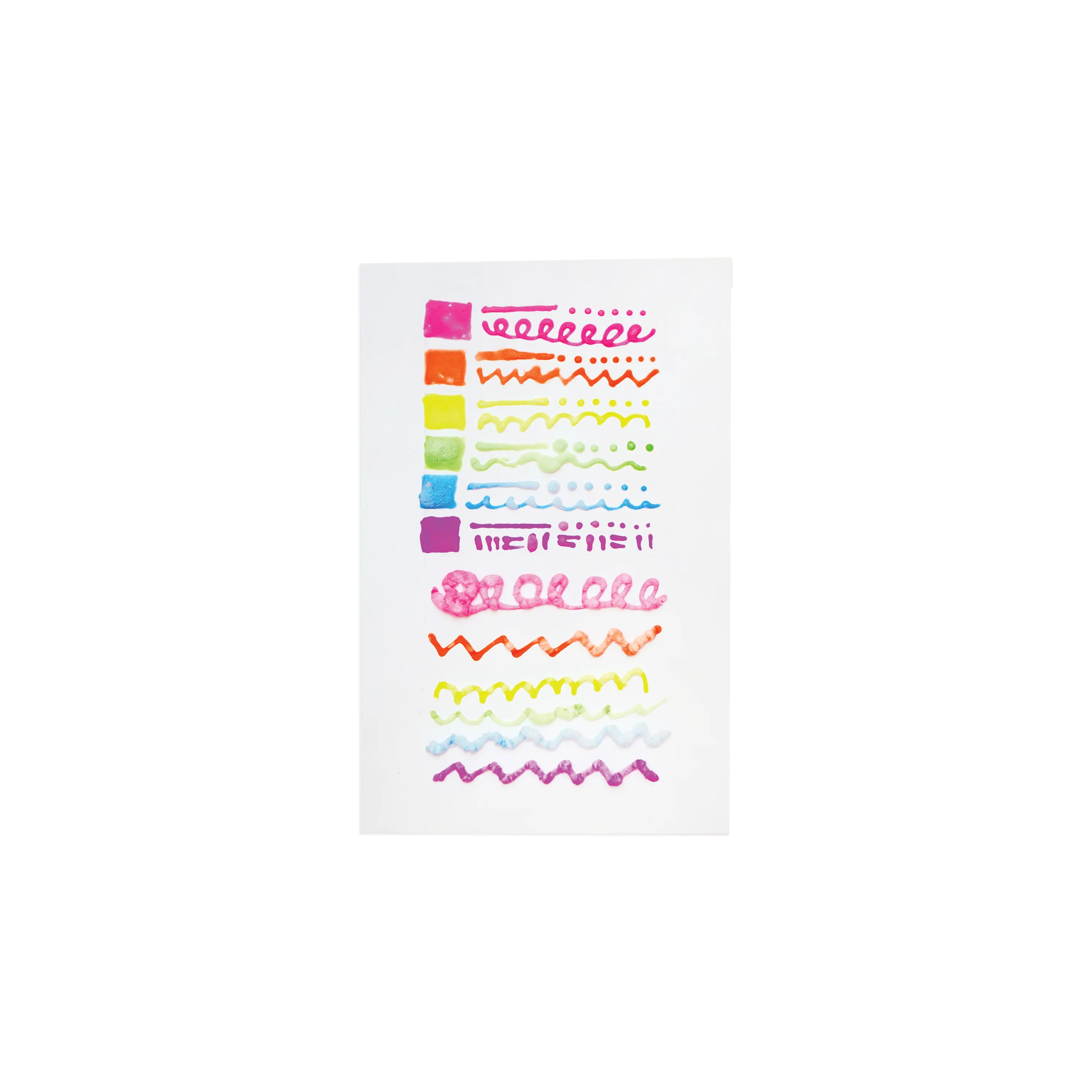 Magic Puffy Neon Pens - Set of 6