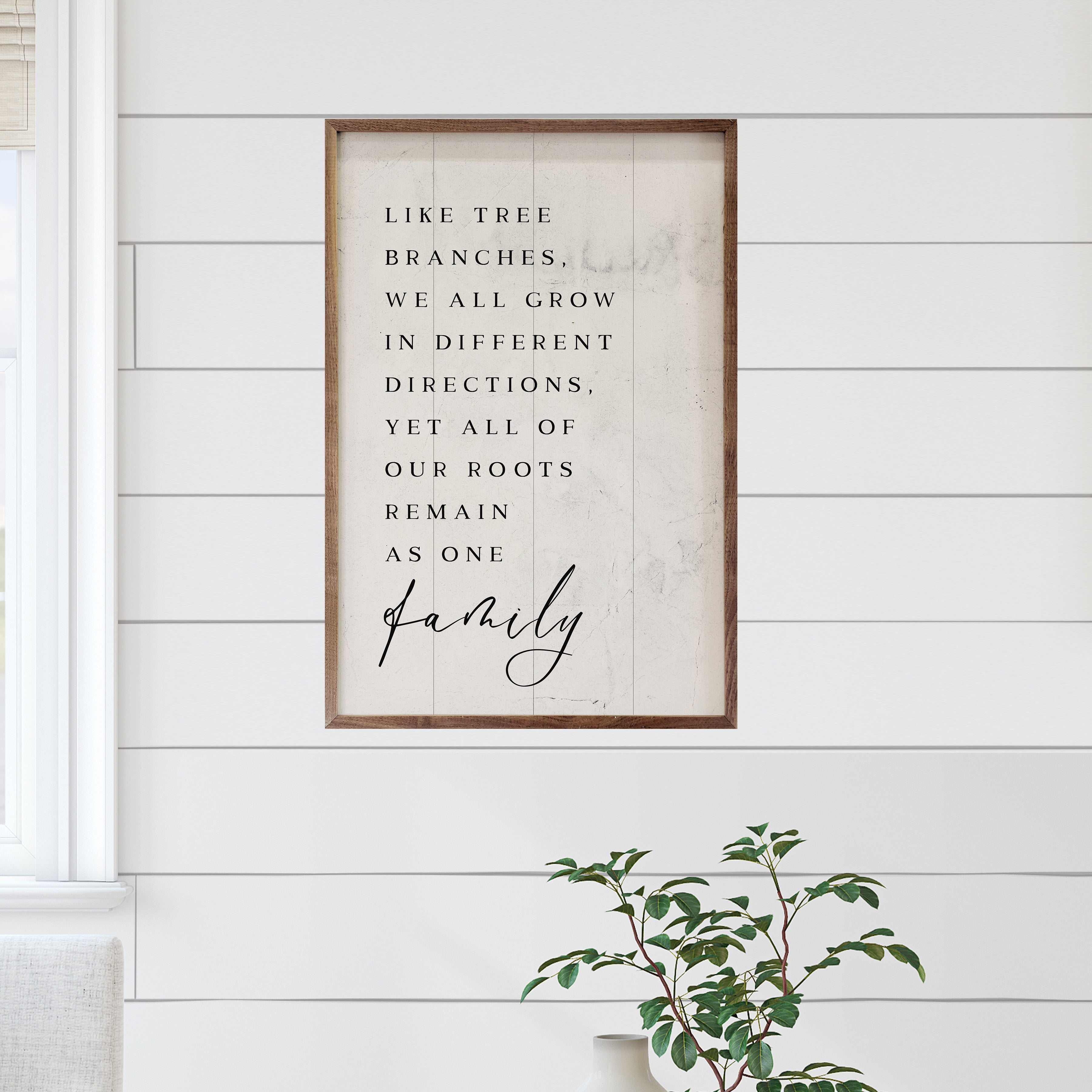 Family Branches Whitewash