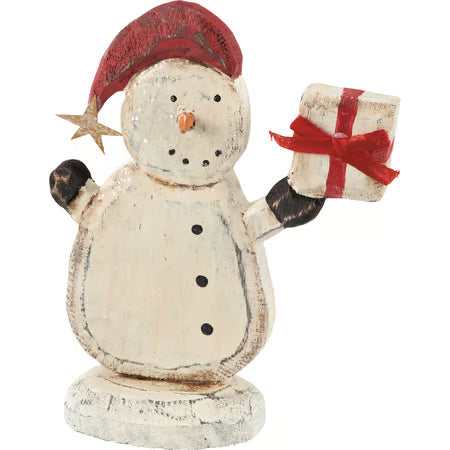 Snowman Present Chunky Sitter