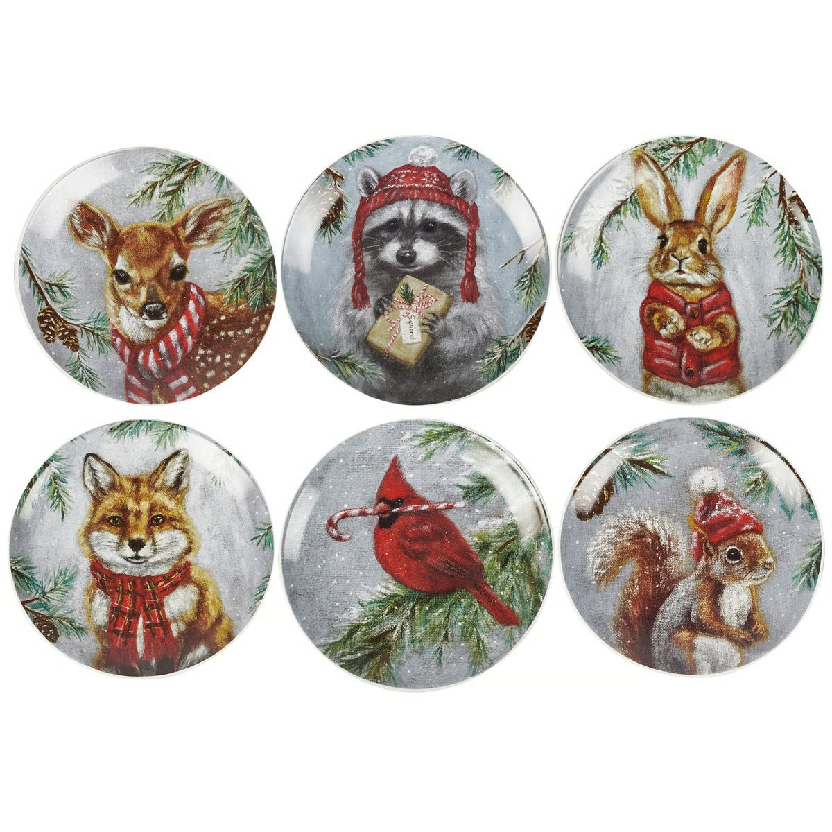 Winter Animal Plate
