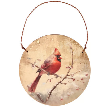 Snowy Cardinal Ornament