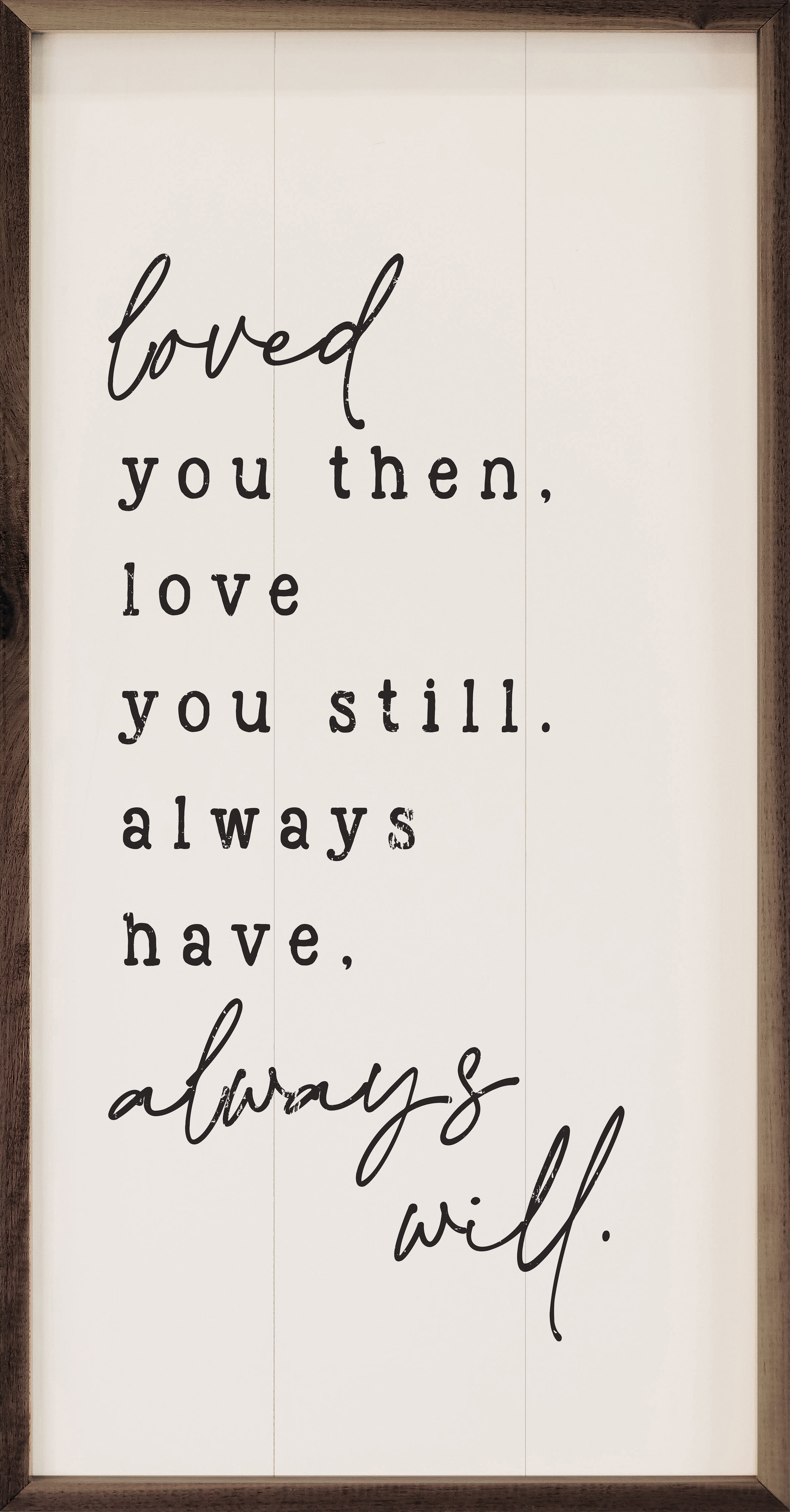 Loved You Then White