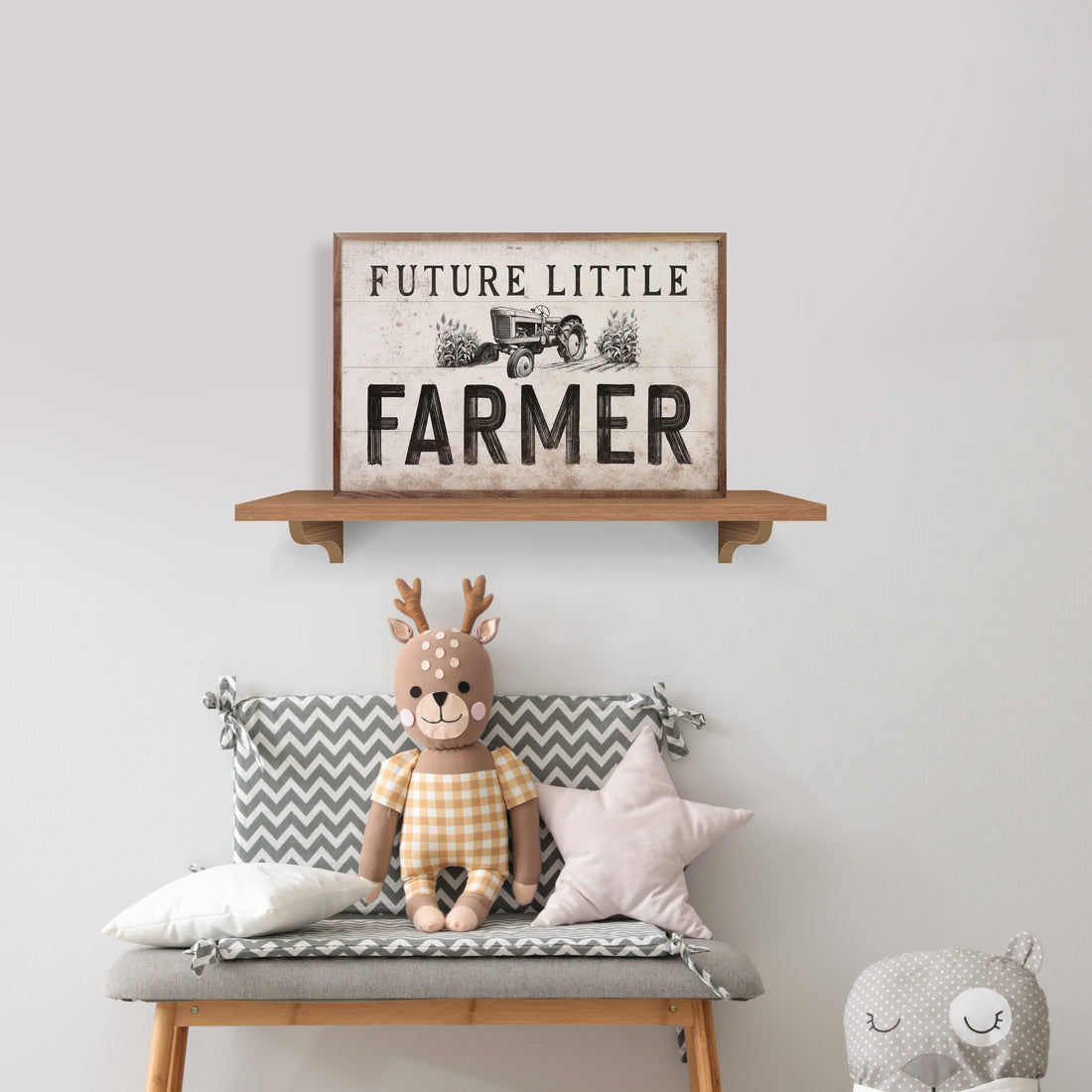Future Little Farmer Tractor White