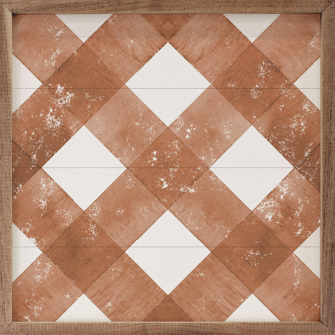 Fall Plaid Diagonal Orange
