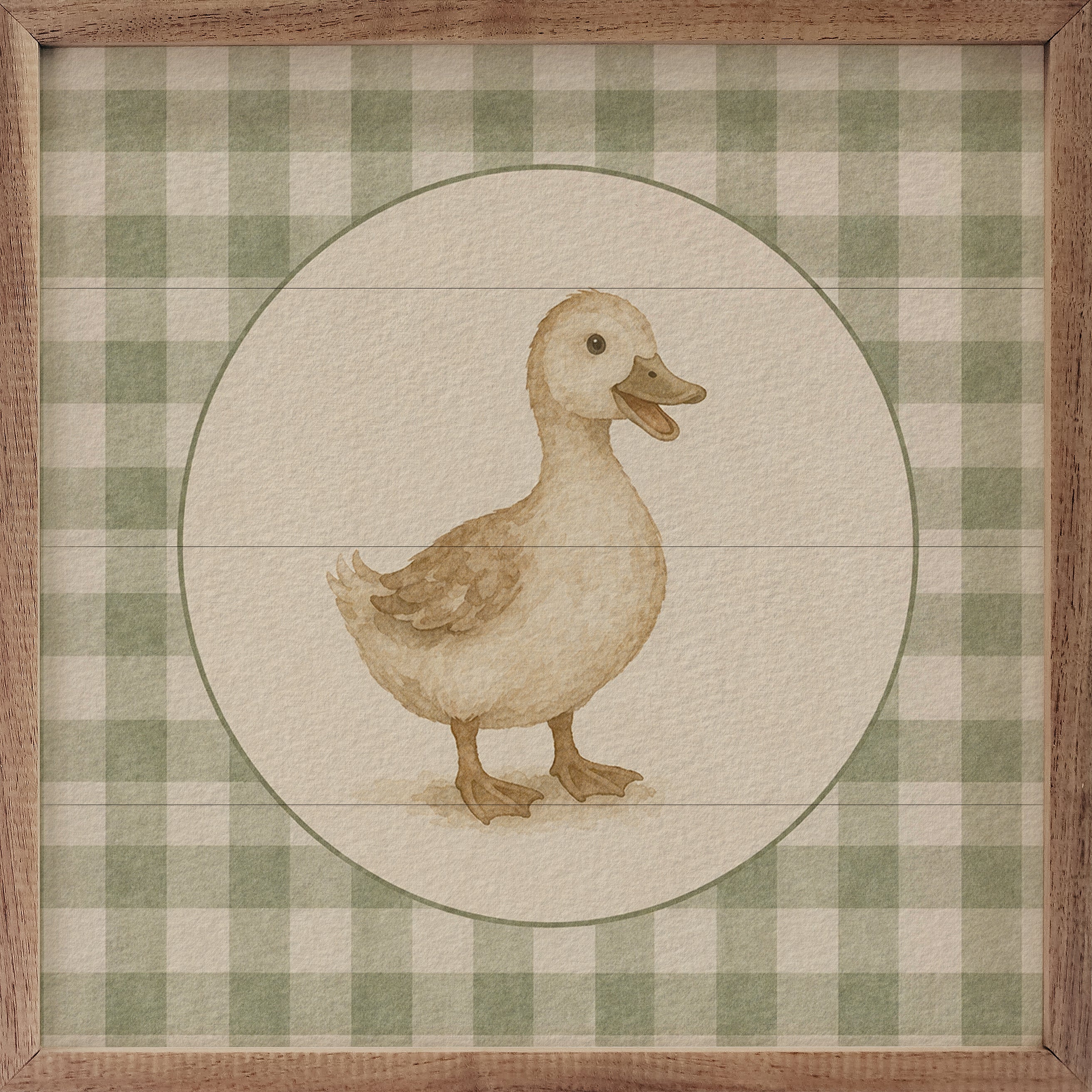 Farm Charm Check Duck