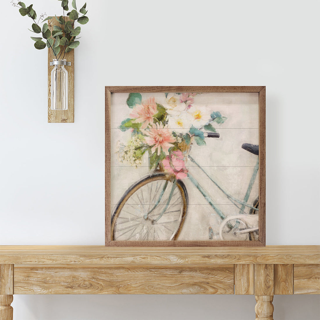 Flower Bike 1 Blue By Nina Blue