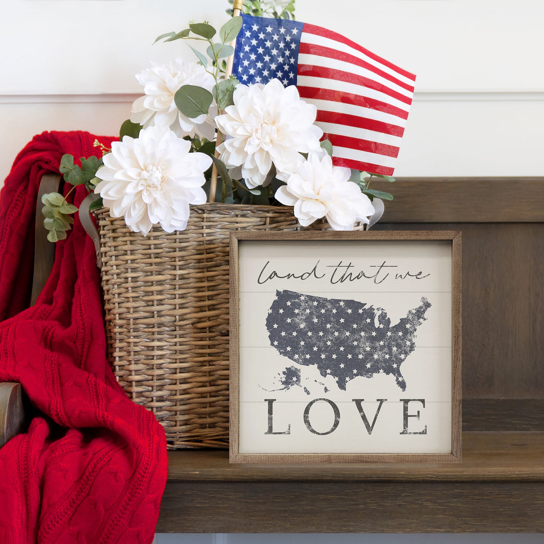 Land That We Love America White