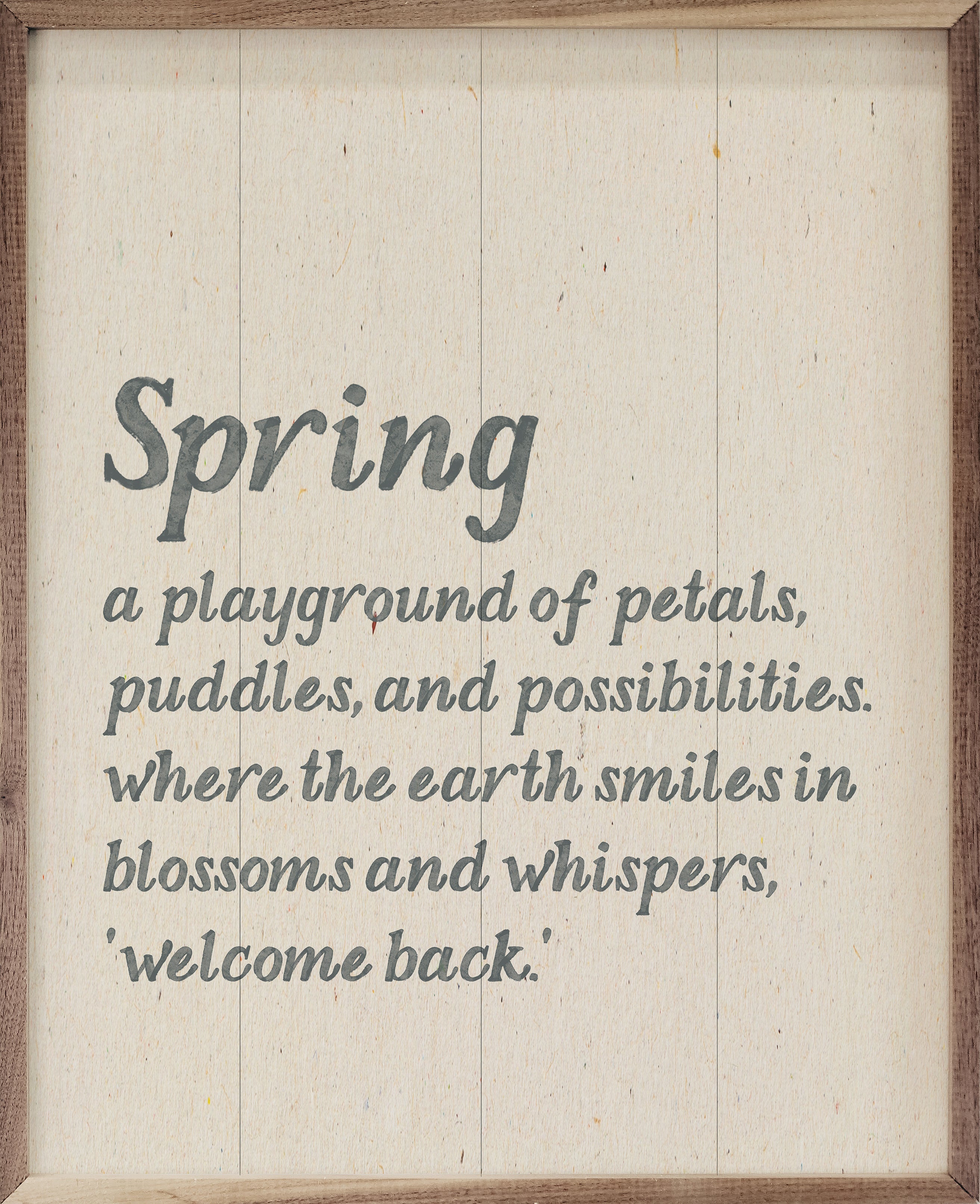 Spring Definition Blue