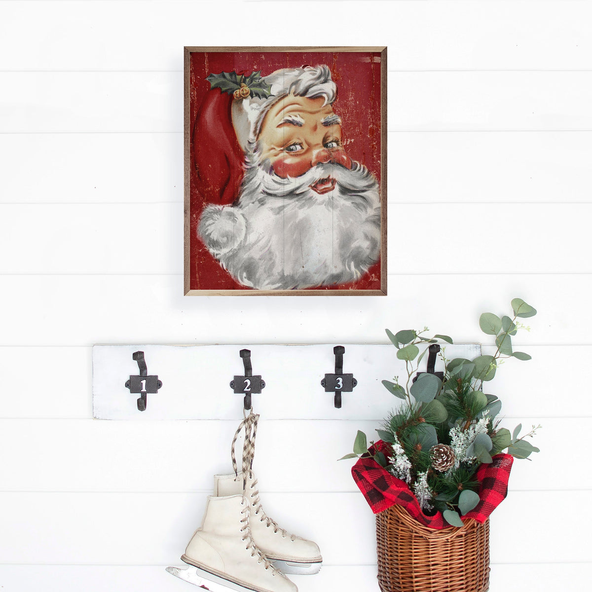Watchful Eye Santa Red