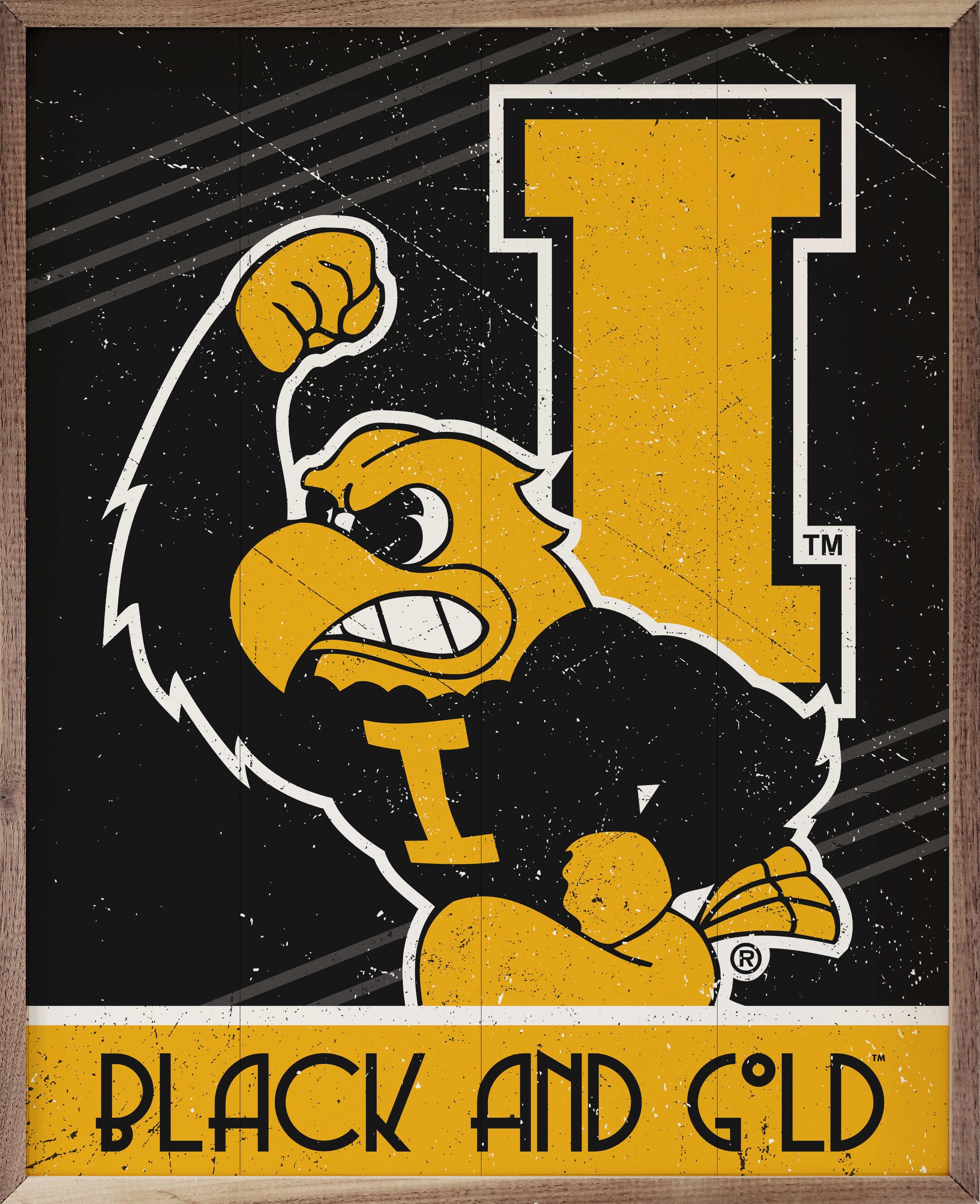 Retro Poster University Of Iowa