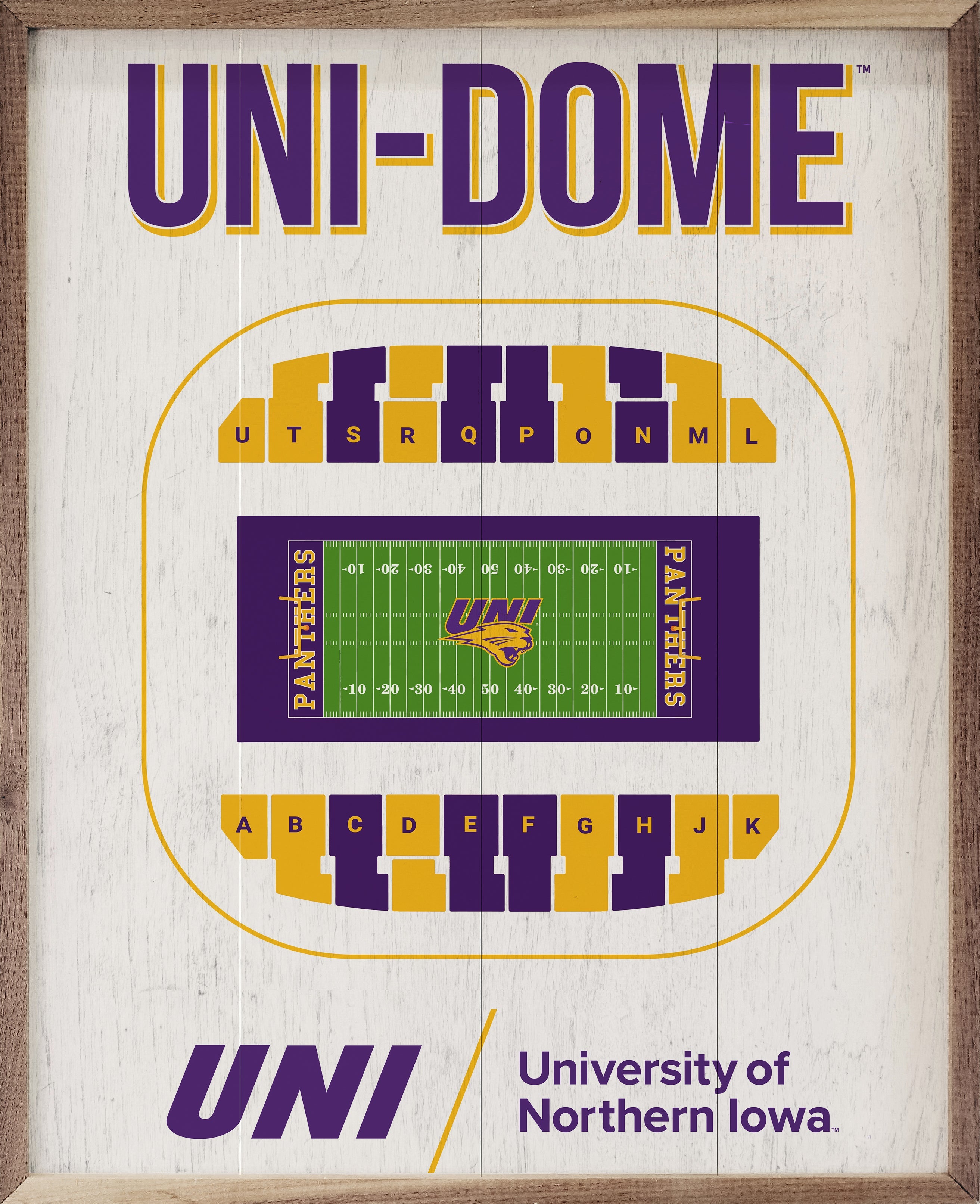 Stadium Seating Football University Of Northern Iowa Whitewash