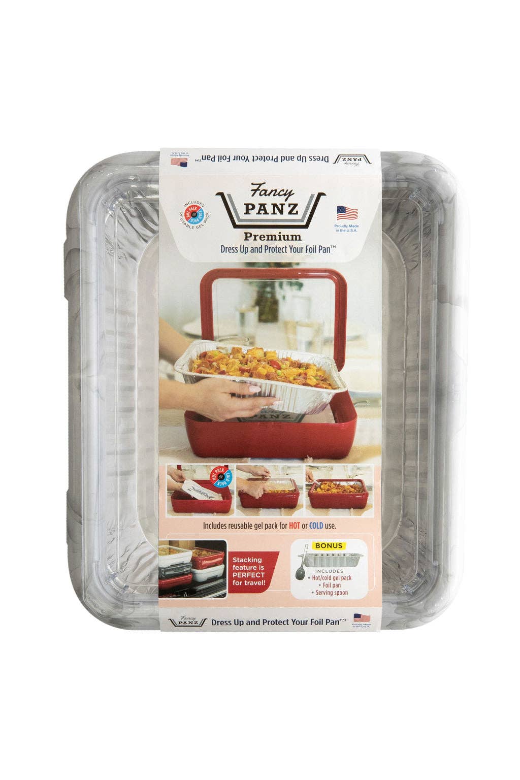 Premium Set - Pan Frame w/Lid & Hot or Cold Gel Pack -Marble