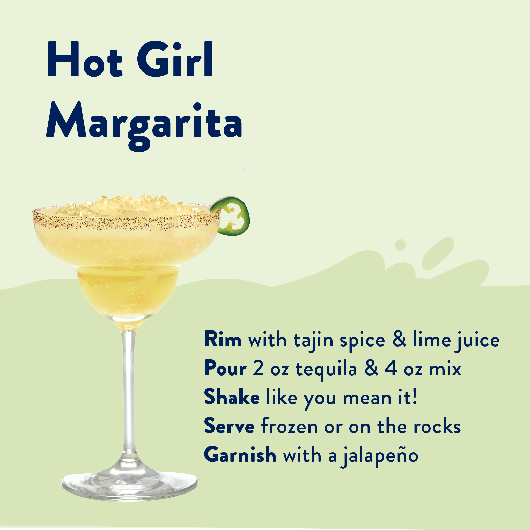 Natural Spicy Margarita - Mixer