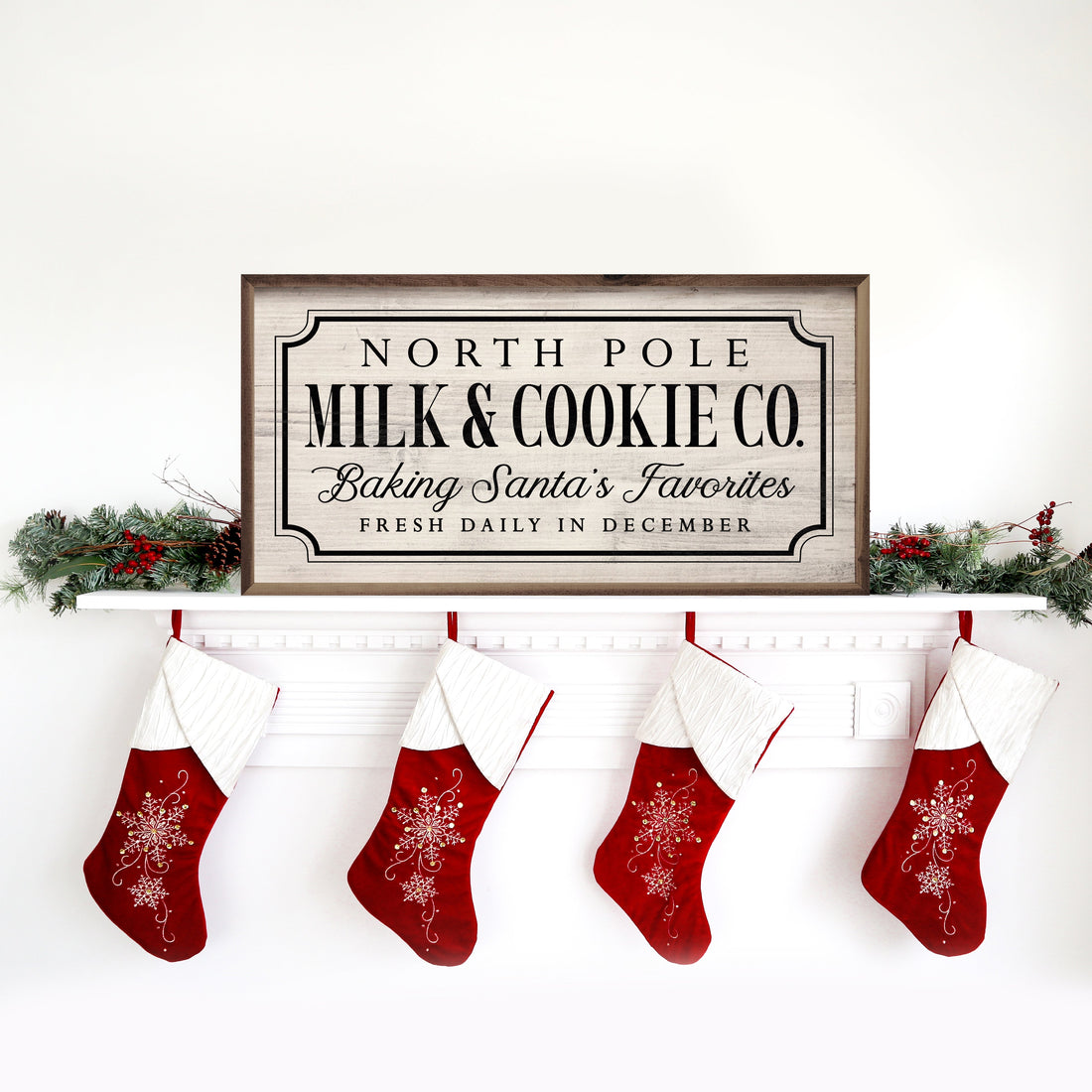 North Pole Milk And Cookie Co Whitewash