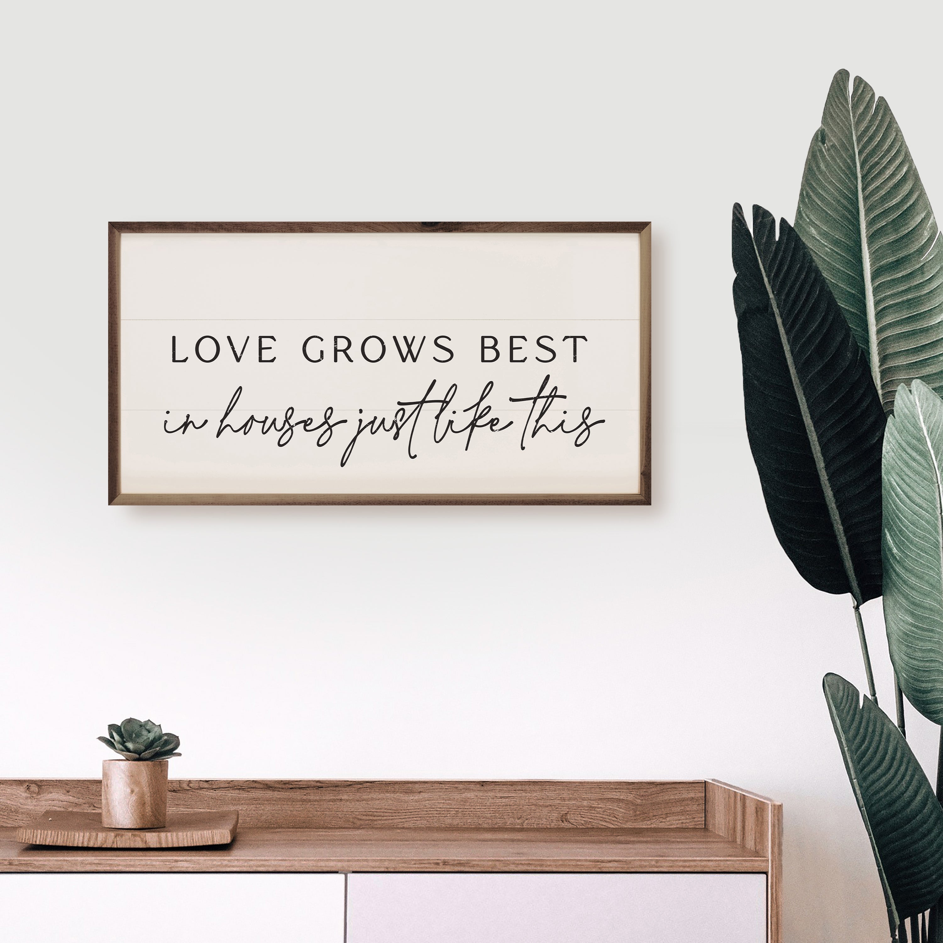 Love Grows Best White