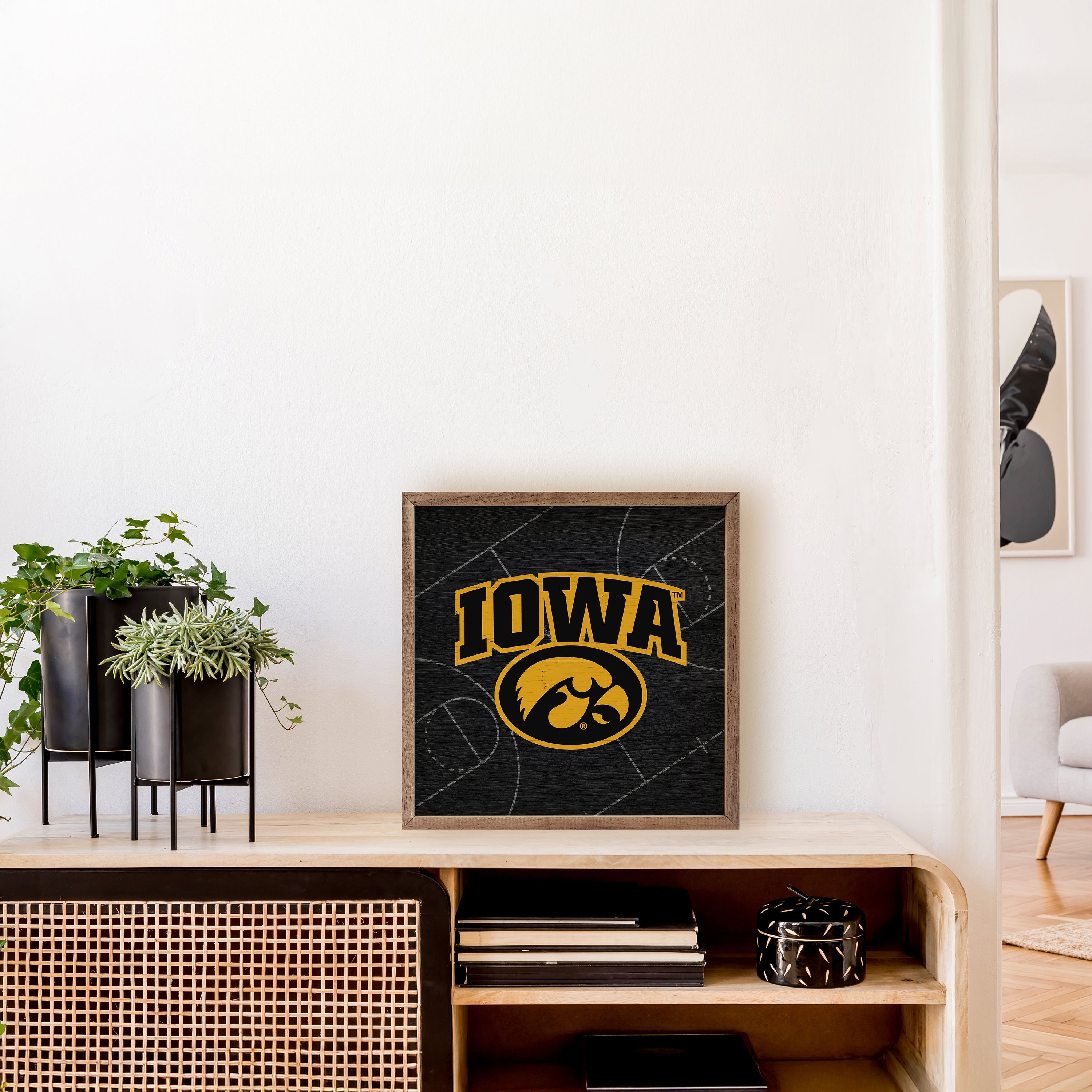 Black Basketball Court University Of Iowa