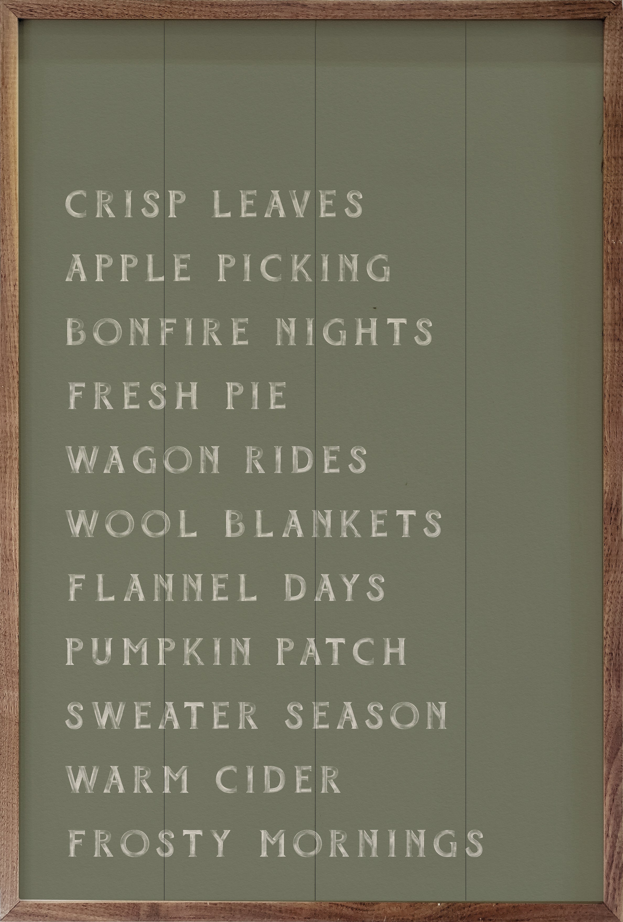 Autumn Activities List