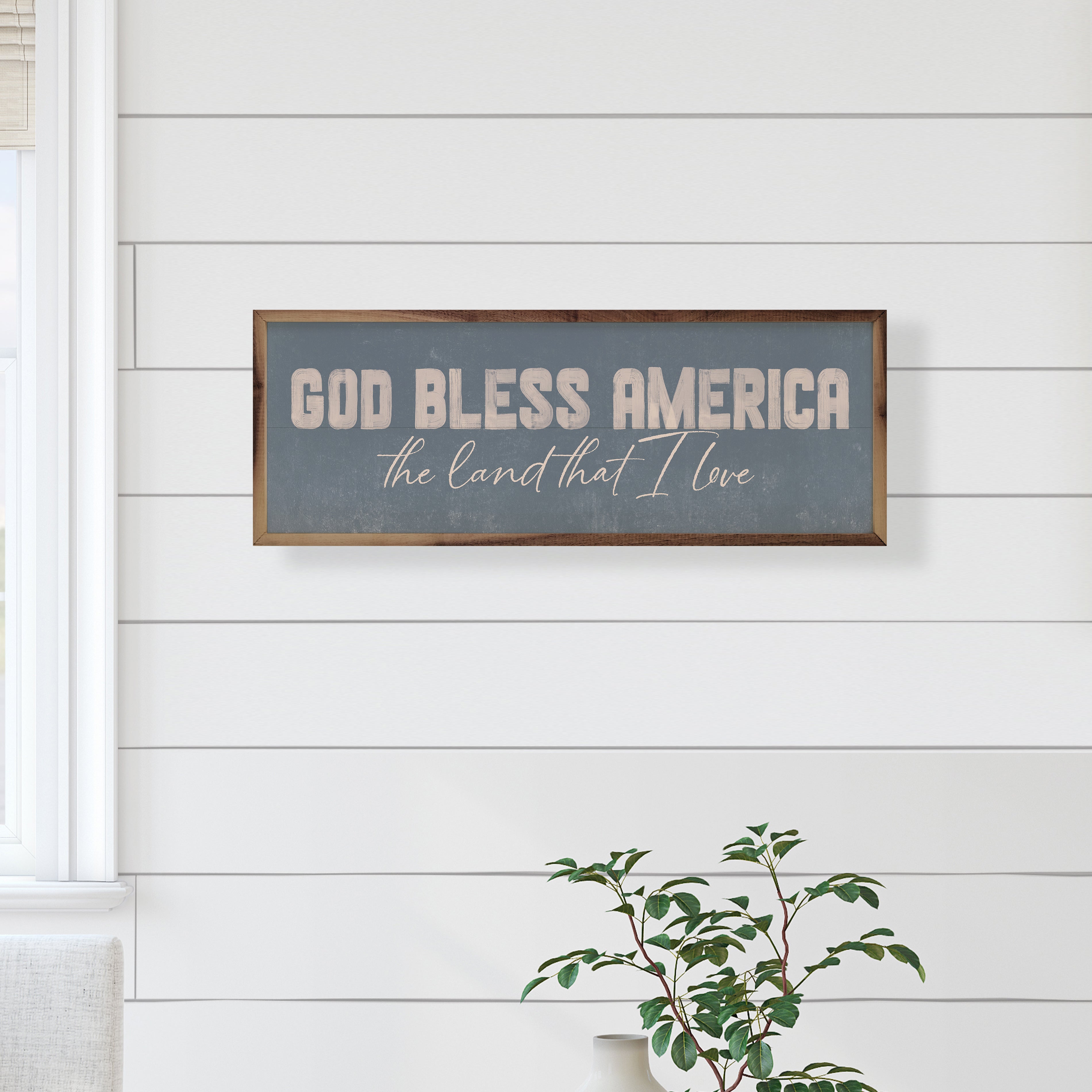 God Bless America Blue