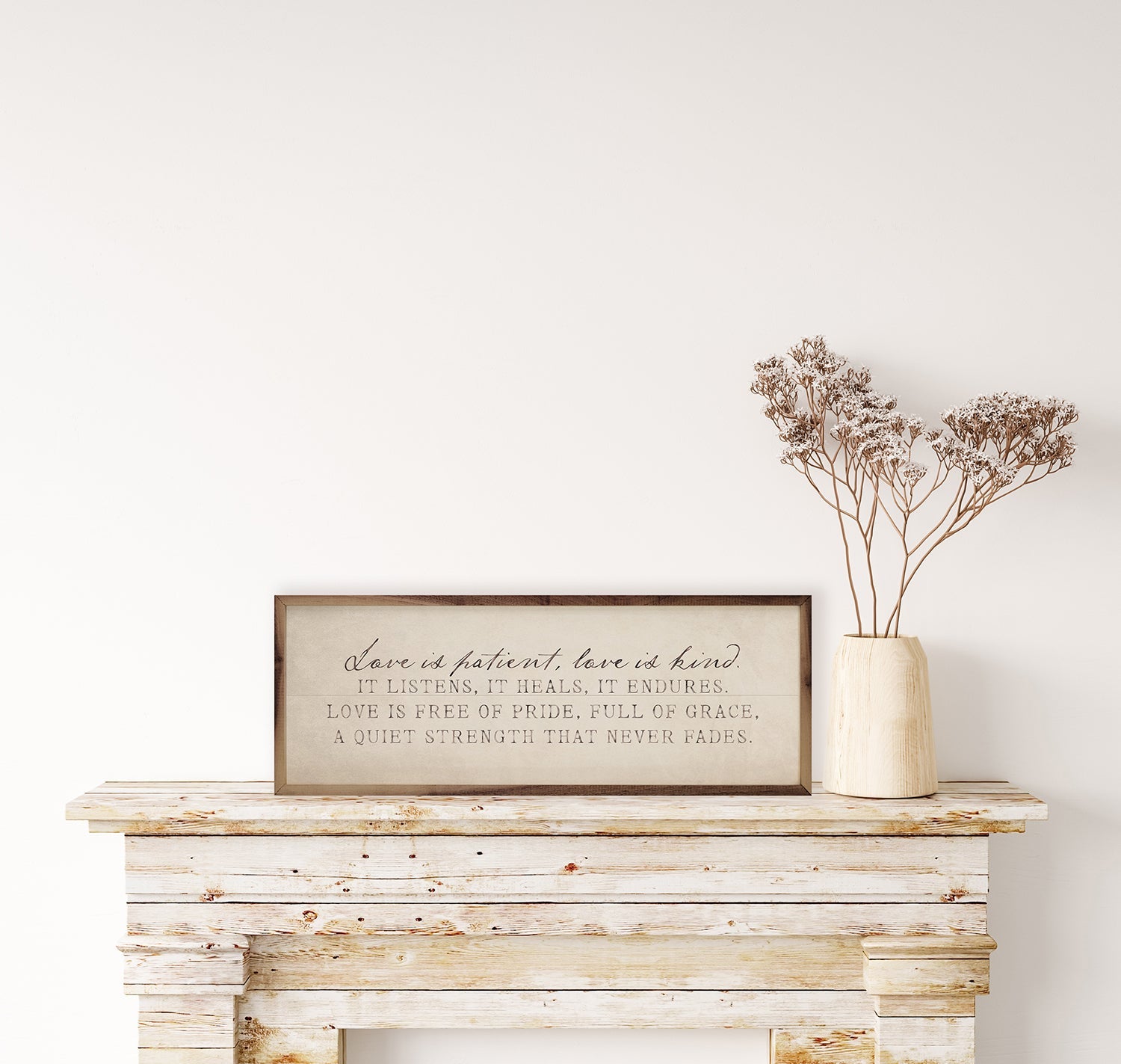 Love Is Patient Antique