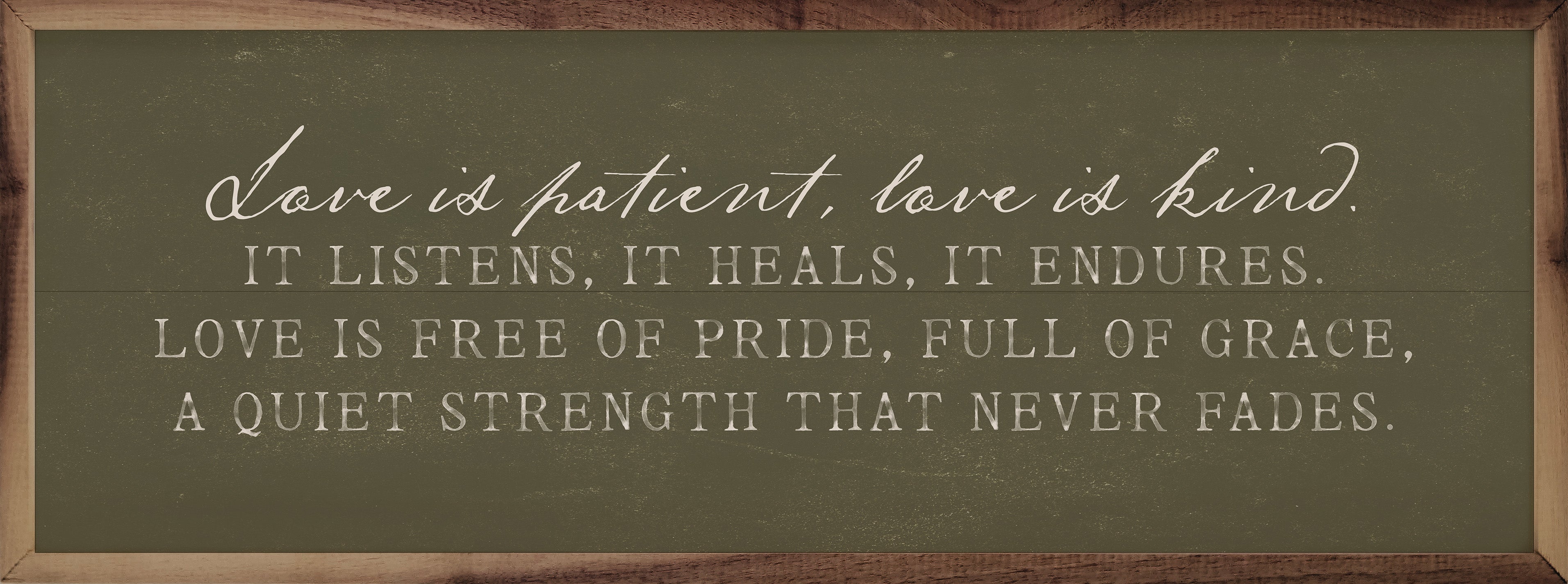 Love Is Patient