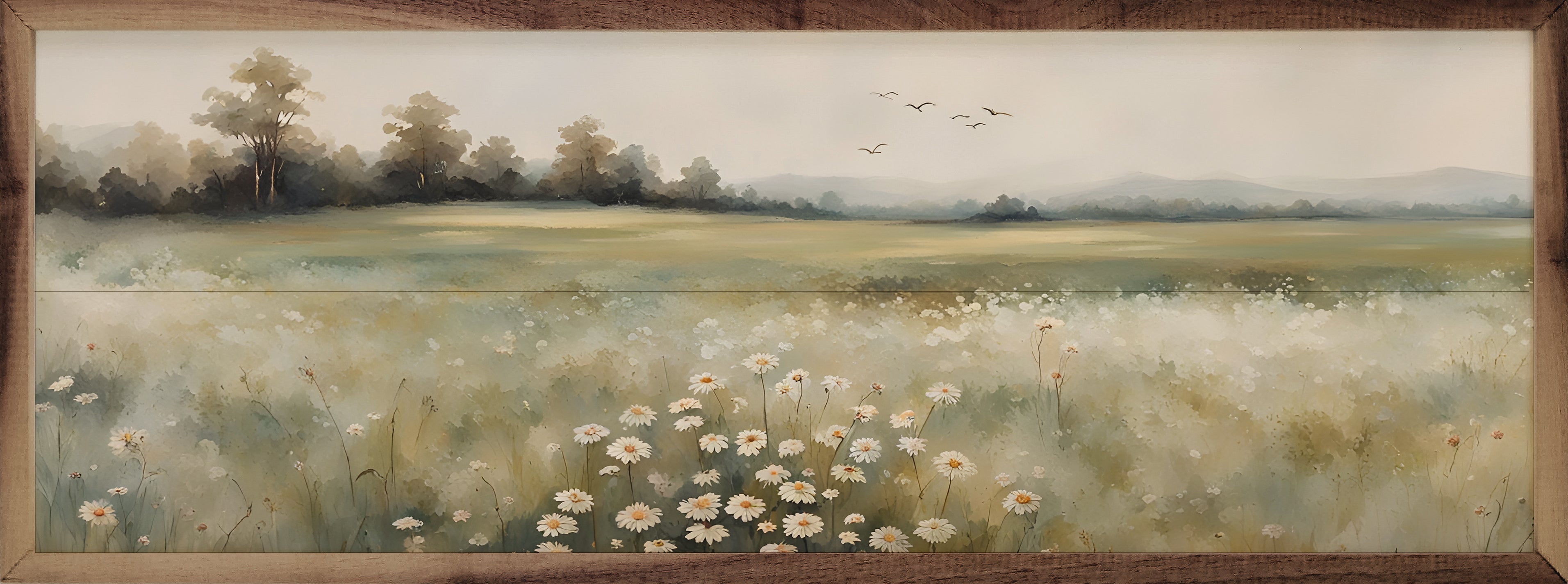 Valley With Flowers Center