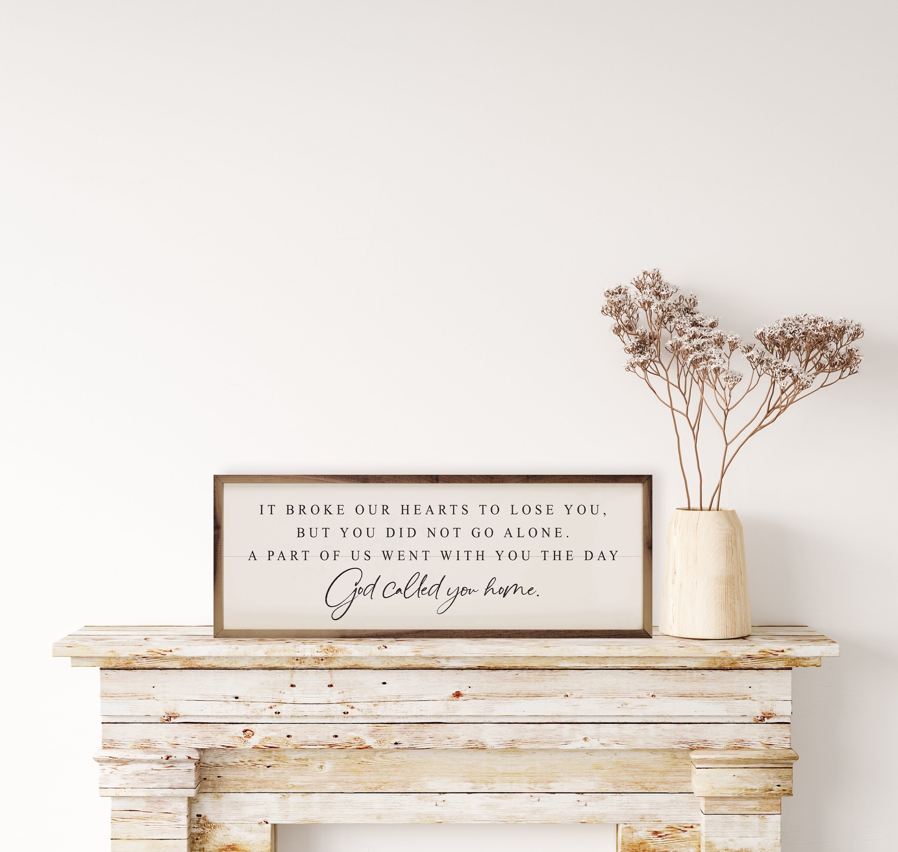 God Called You Home White