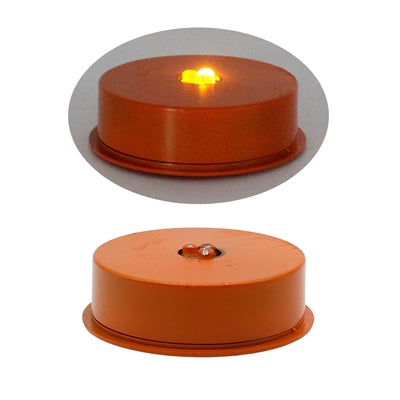 Orange Puck Light