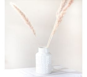 White BoHo Vase