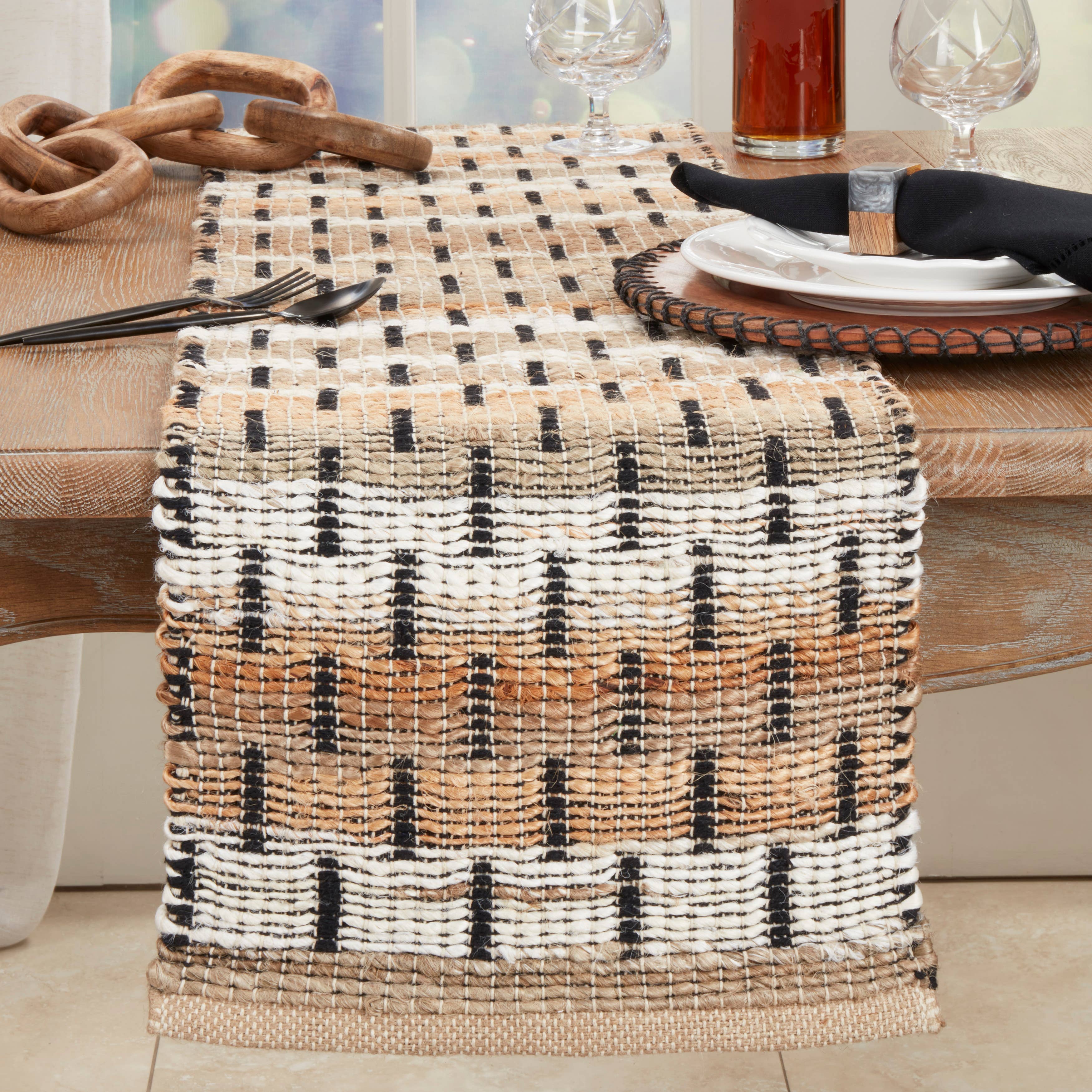 Tailored Stripe Table Runner