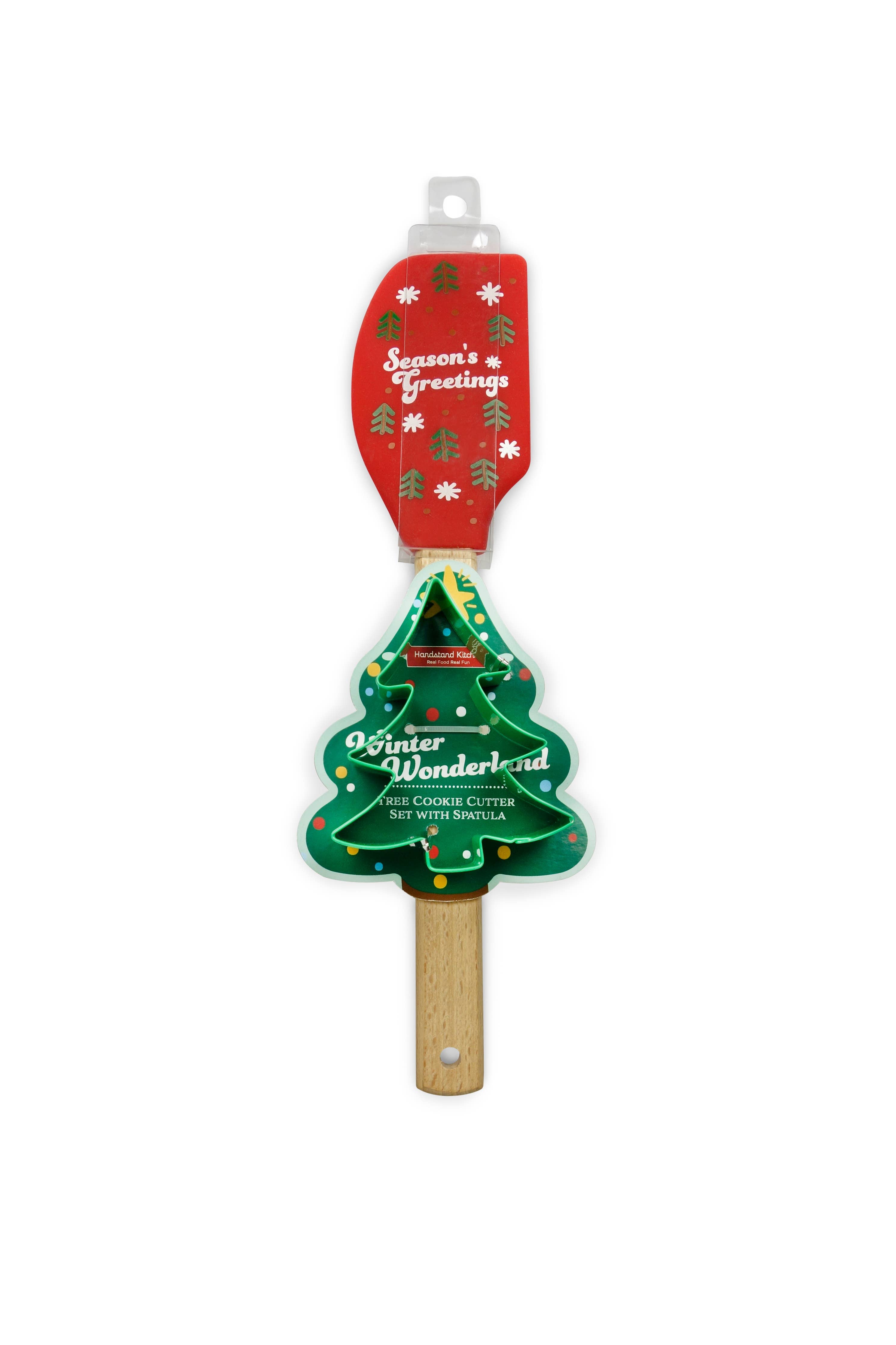 Winter Wonderland Tree Spatula & Cookie Cutter Set