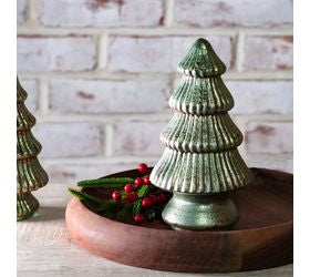 Verdigris Glass Tree
