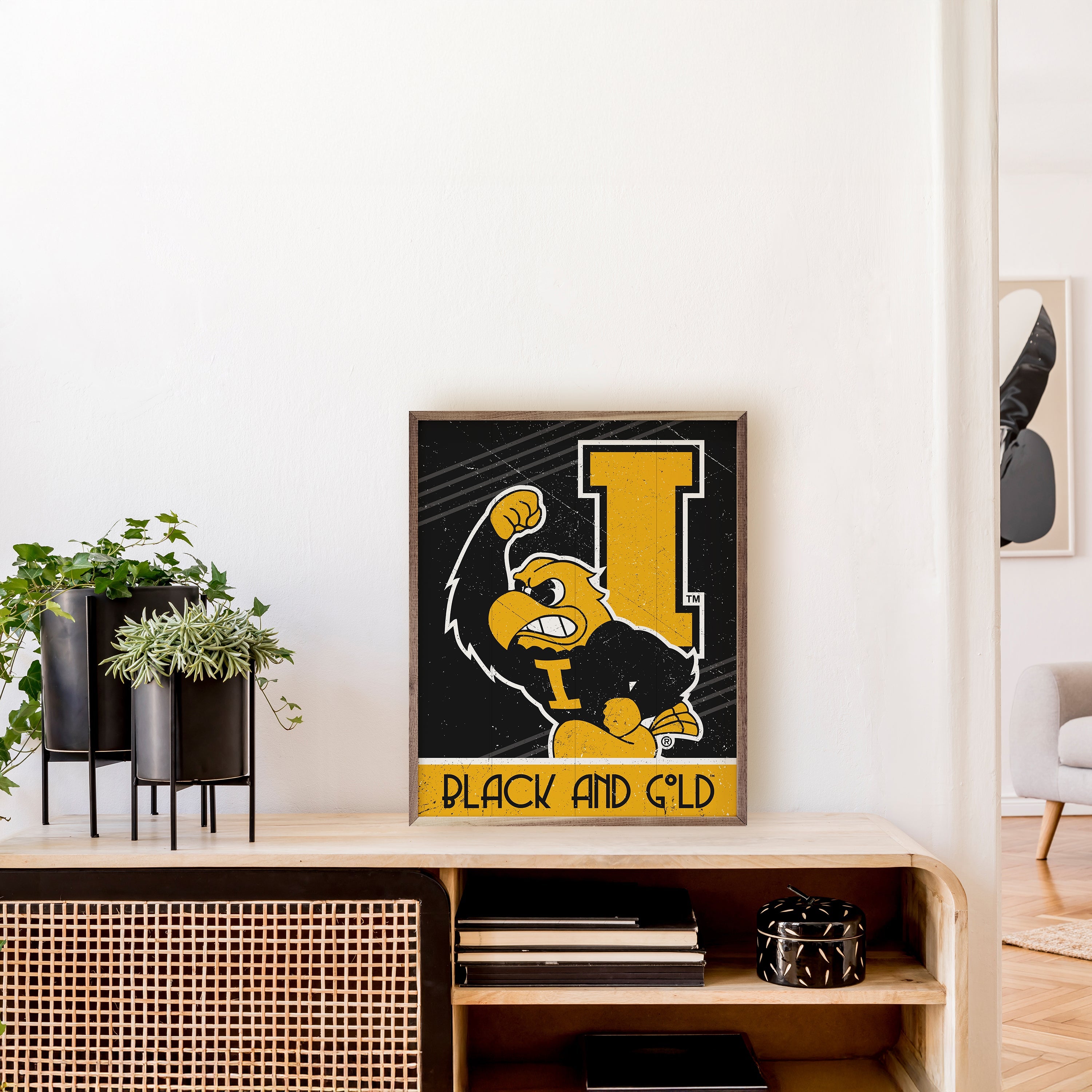 Retro Poster University Of Iowa