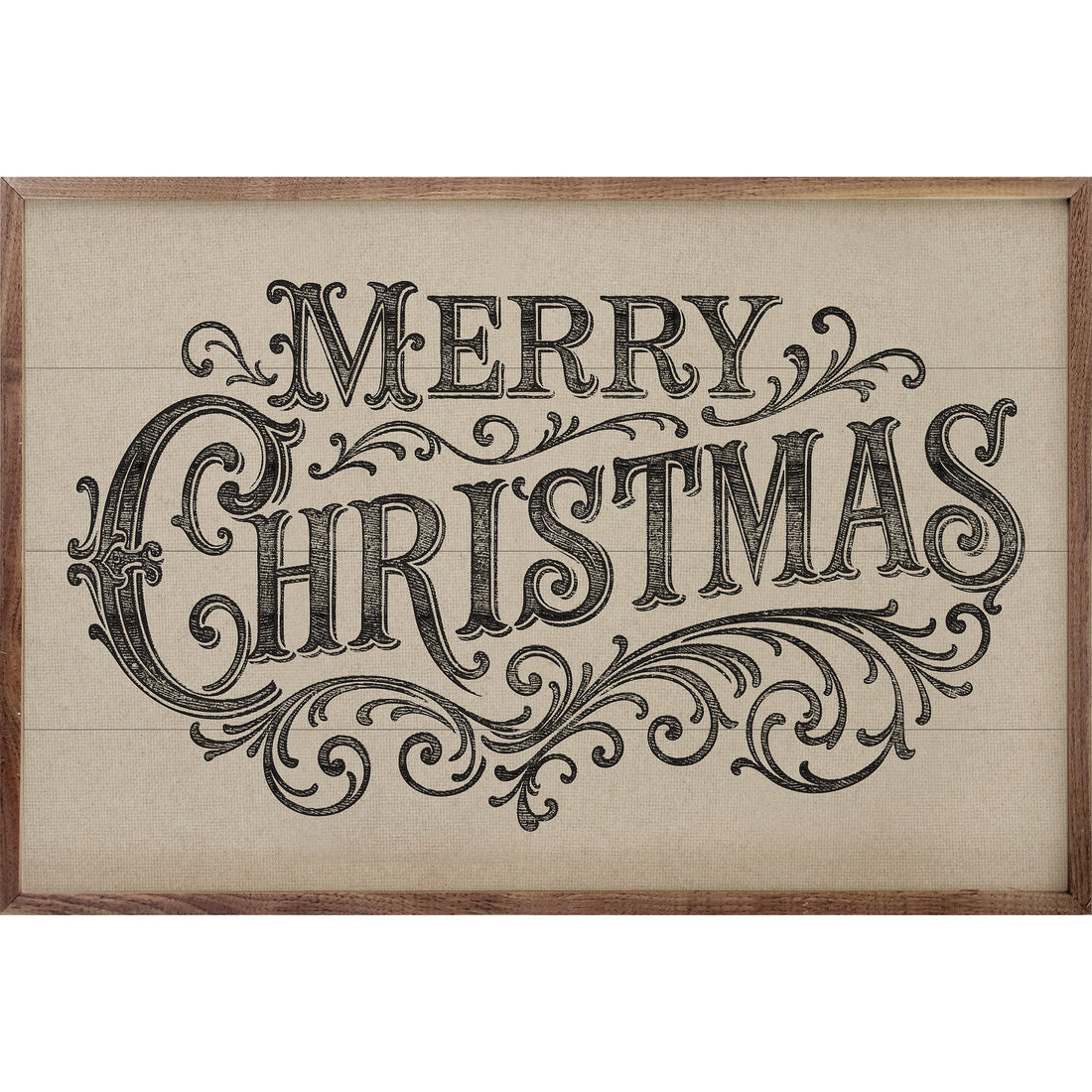 Merry Christmas Ornate