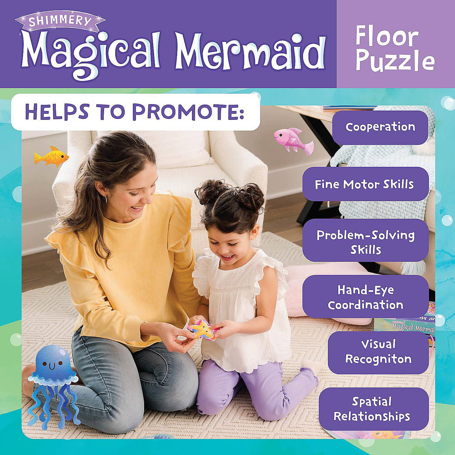 Floor Puzzle: Magical Mermaid