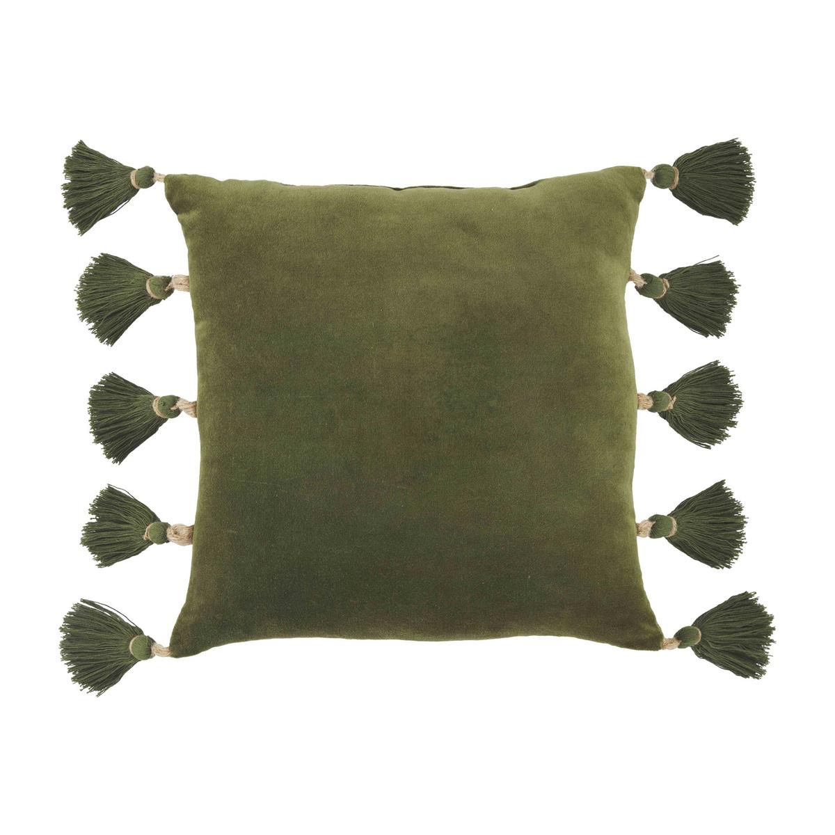 Green Velvet Pillow