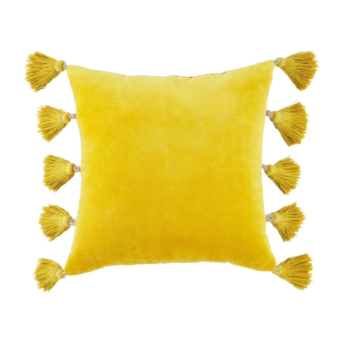 Mustard Velvet Pillow