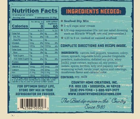 Coastal Kitchen Seafood Dip Mix