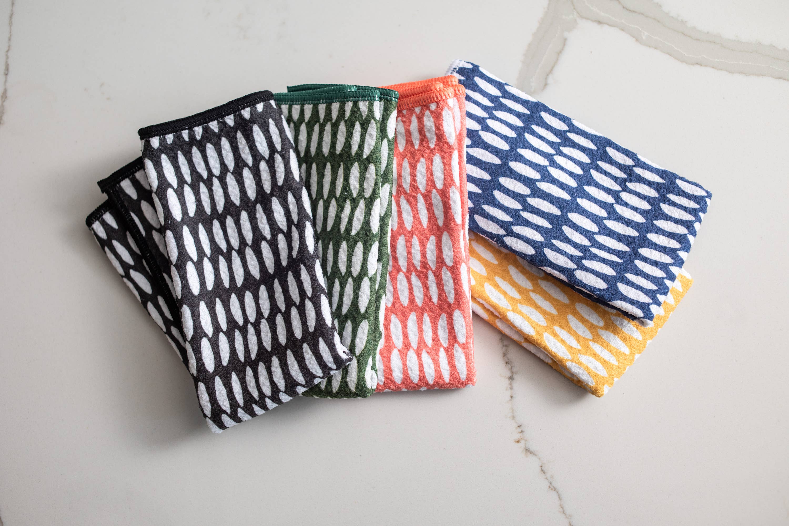 Mighty Minis Towel Set - Beans in Black (set of 3)