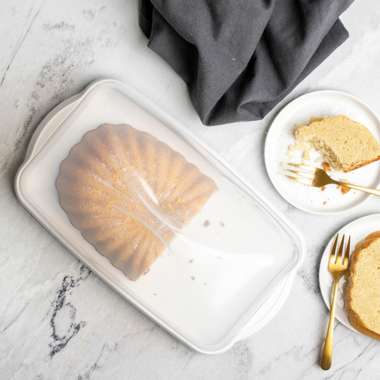 Fluted Loaf Pan & Keeper Set