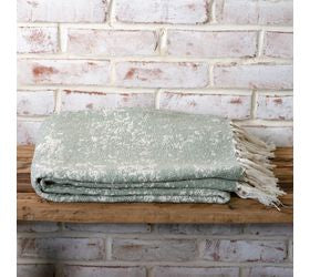 Sage Pattern Throw