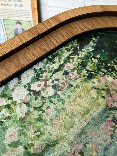 Arch Frame Art Kids Flag Field | Wood & Canvas