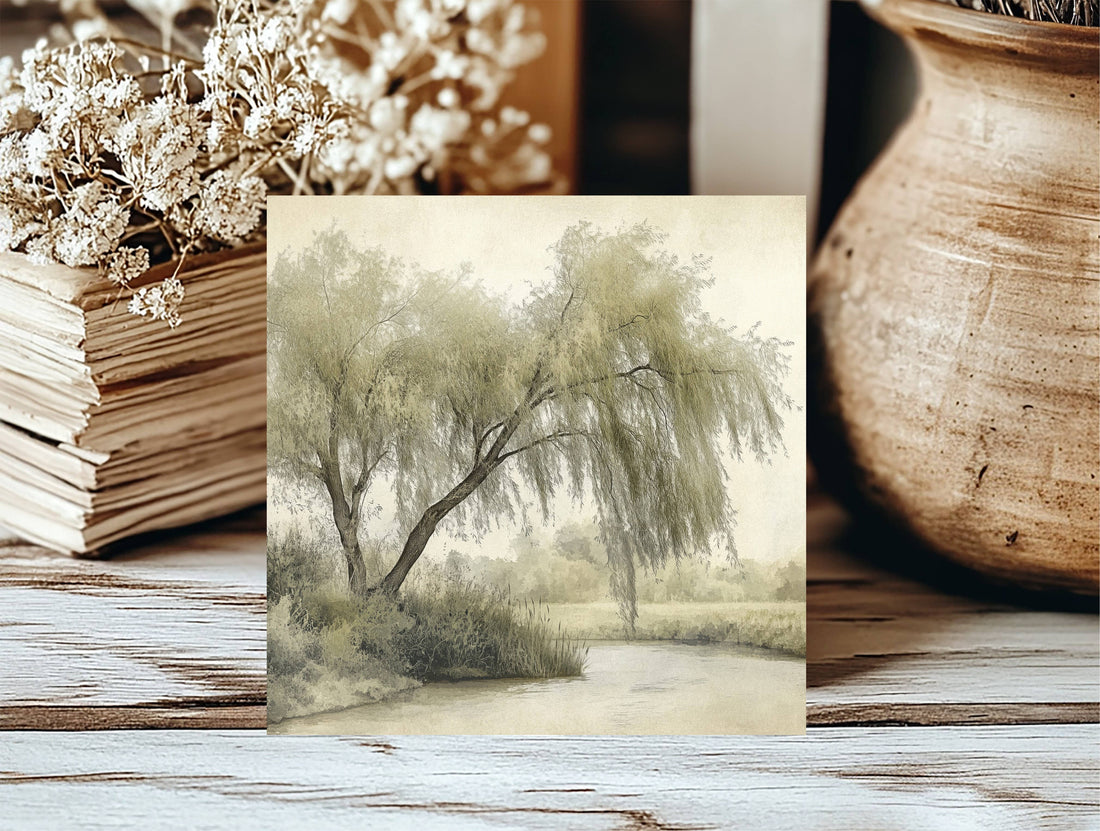 Insert Willow Tree for Square Frame