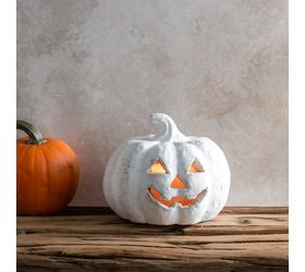 Mini Terra Cotta Jack-O-Lantern