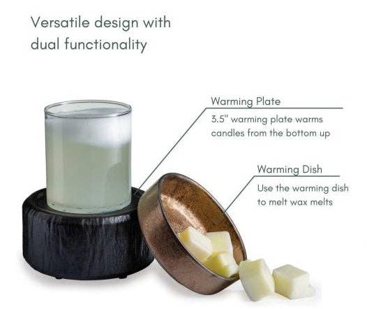 Primitive Black 2-In-1 Classic Fragrance Warmer