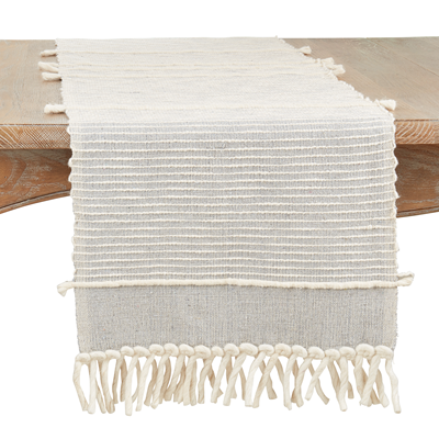 Stripe Chunky Fringe Runner