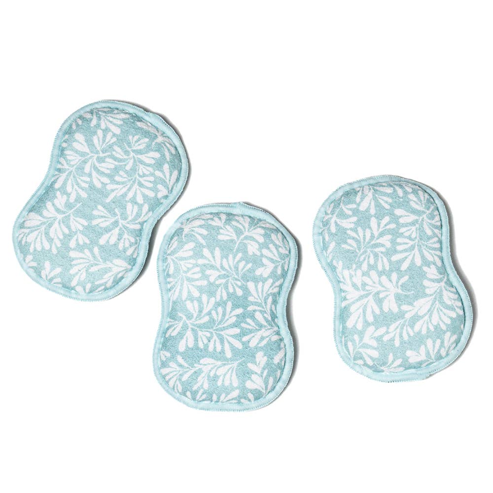 RE:Usable Sponge (Set of 3) - Herbage in Turquoise